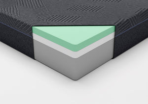 English Elm 11inch Green Tea Gel-Infused Memory Foam Mattress Full 11" Cooling Comfort Pressure Relief 54x75x11 B011P212530