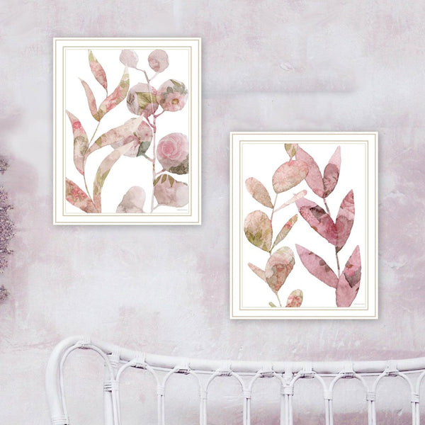 English Elm Trendy Decor 4u Meadow Flora Two Panel Botanical Framed Art Set for Gallery Walls B067P254074