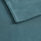 Madison Park 3M Microcell Casual Luxurious Brushed Microfiber Deep Pocket Sheet Set MP20-6344 Teal