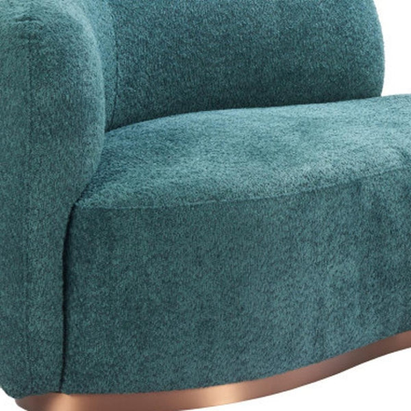 HomeRoots 87" Teal Blue Sofa - Stylish, Comfortable, Stain-Resistant Upholstery for Modern Living Rooms! 632670