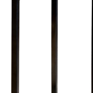 HomeRoots 21" Elegant Green and Black Marble Round End Table with Sturdy Metal Base for Modern Interiors 632677