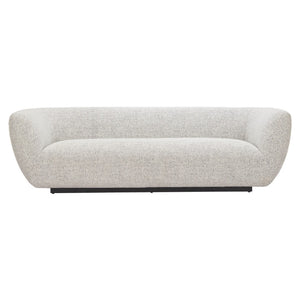 HomeRoots 96" Gray Upholstered Wood Sofa - Modern Design, Family-Friendly Comfort, and Durable Solid Frame 632705