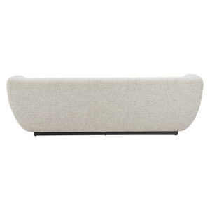 HomeRoots 96" Gray Upholstered Wood Sofa - Modern Design, Family-Friendly Comfort, and Durable Solid Frame 632705