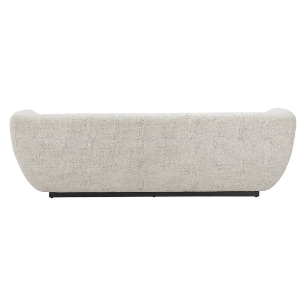 HomeRoots 96" Gray Upholstered Wood Sofa - Modern Design, Family-Friendly Comfort, and Durable Solid Frame 632705