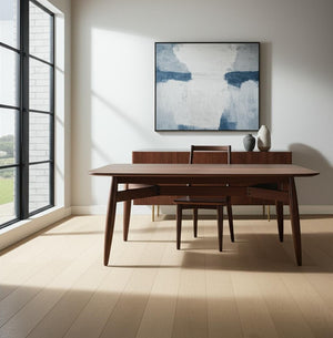 HomeRoots 78" Espresso Solid Wood Dining Table - Modern Design, Seats 6, Durable for Home & Commercial Use 632706