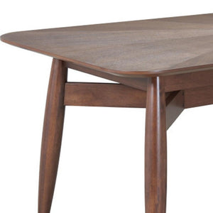 HomeRoots 78" Espresso Solid Wood Dining Table - Modern Design, Seats 6, Durable for Home & Commercial Use 632706