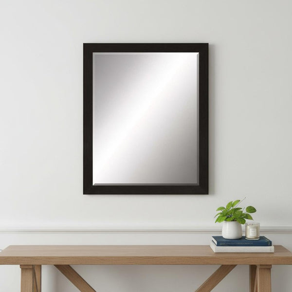 33 Inch Round Decorative Wall Mirror Elegant Accent Piece for Entryway or Living Room Decor