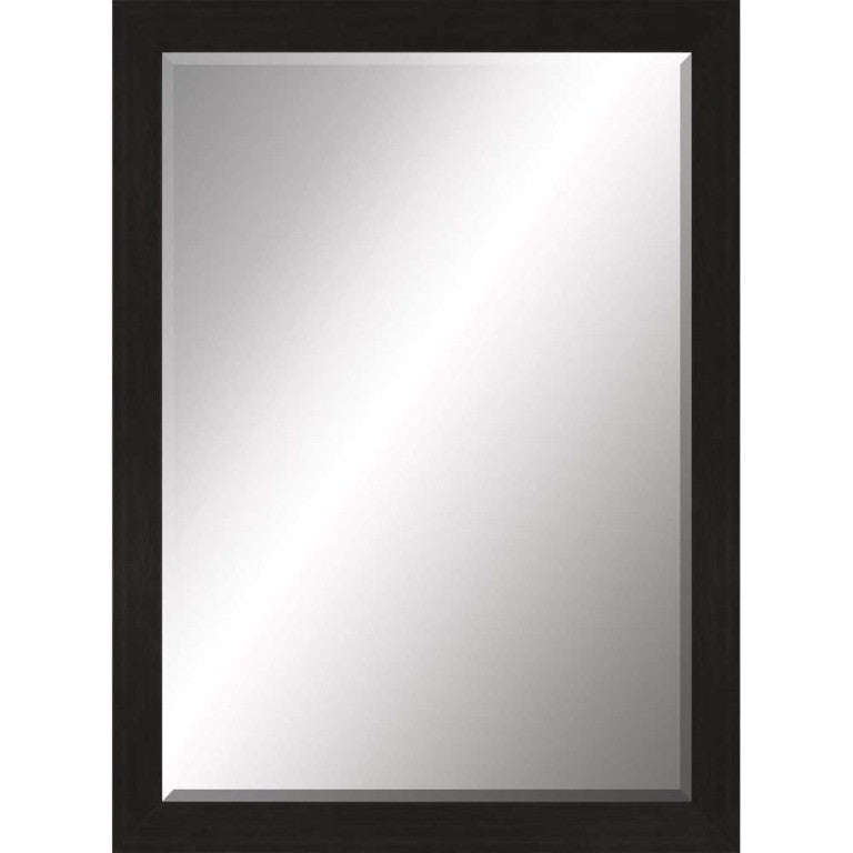 HomeRoots 41 Inch Round Wall Mirror Elegant Accent Piece for Living Room Dining or Entryway Brown 632749