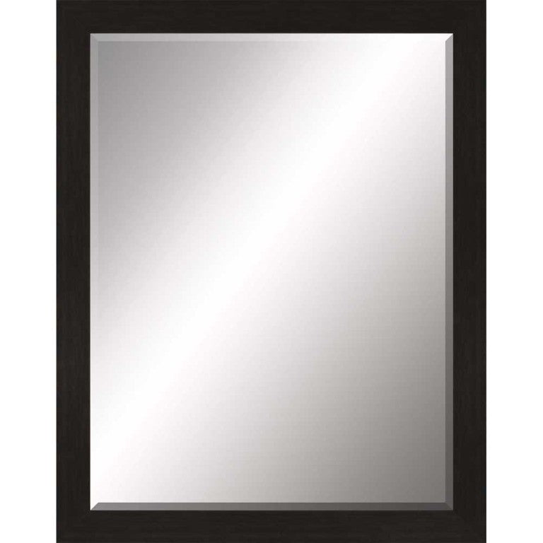 HomeRoots 45 Inch Dark Brown Wood Framed Decorative Wall Mirror for Entryway or Living Room 632750