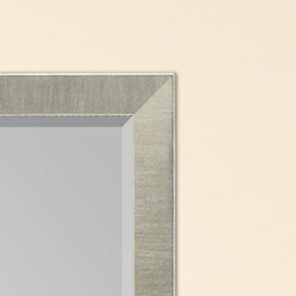39 Inch Round Accent Wall Mirror Metallic Frame Decorative Glam Living Room Dining Decor