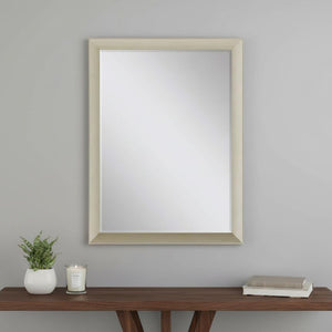 39 Inch Round Accent Wall Mirror Metallic Frame Decorative Glam Living Room Dining Decor
