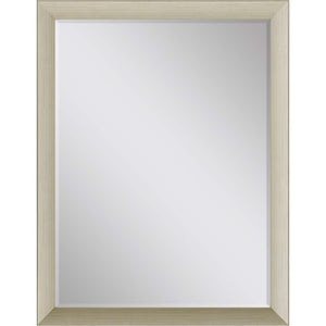 39 Inch Round Accent Wall Mirror Metallic Frame Decorative Glam Living Room Dining Decor