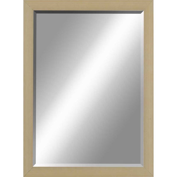 HomeRoots 39 Inch Solid Wood Framed Decorative Wall Mirror for Elegant Entryway or Bedroom Decor Silver - B 632794