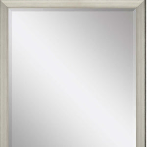 32 Inch Round Framed Accent Wall Mirror for Entryway Living Room or Bedroom Decor