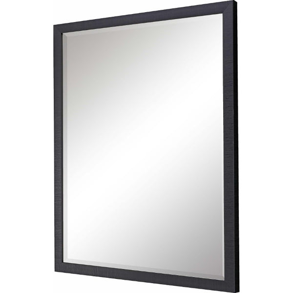 31 Inch Bold Framed Accent Wall Mirror for Entryway Living Room or Bedroom Decor Display