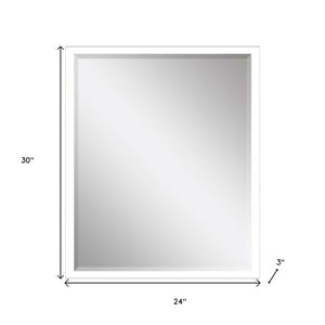 30 Inch Solid Wood Framed Round Wall Mirror for Entryway Bathroom or Bedroom Decor