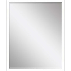 42 Inch Solid Wood Framed Accent Wall Mirror Elegant Entryway and Modern Home Decor
