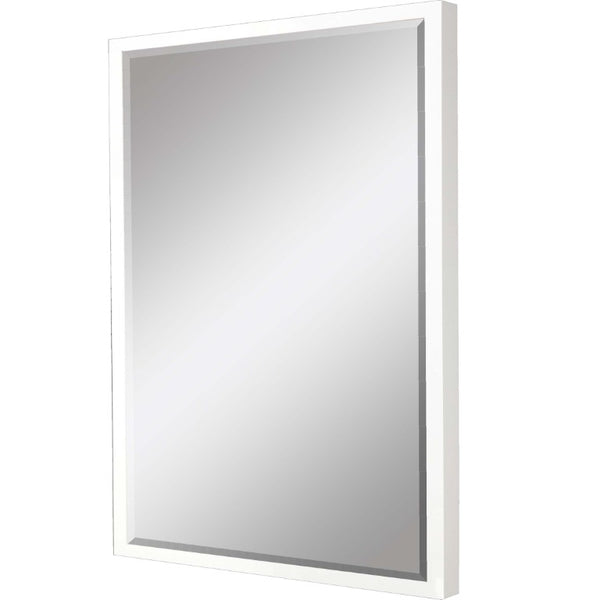 42 Inch Solid Wood Framed Accent Wall Mirror Elegant Entryway and Modern Home Decor