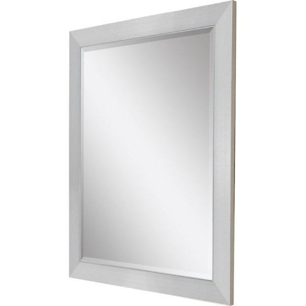 32 Inch Round Framed Accent Wall Mirror for Entryway Living Room or Bedroom Decor