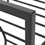 Christopher Knight Home® - Noble House - Francoise Modern Iron Twin Bed Frame, Flat Black