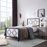 Christopher Knight Home® - Noble House - Francoise Modern Iron Twin Bed Frame, Flat Black