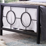 Christopher Knight Home® - Noble House - Francoise Modern Iron Twin Bed Frame, Flat Black