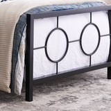 Christopher Knight Home® - Noble House - Francoise Modern Iron Twin Bed Frame, Flat Black