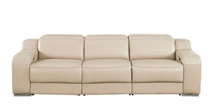 HomeRoots 103" Modern Reclining Sofa with Durable Steel Frame, Power Recline & Sleek Design for Comfort 632894