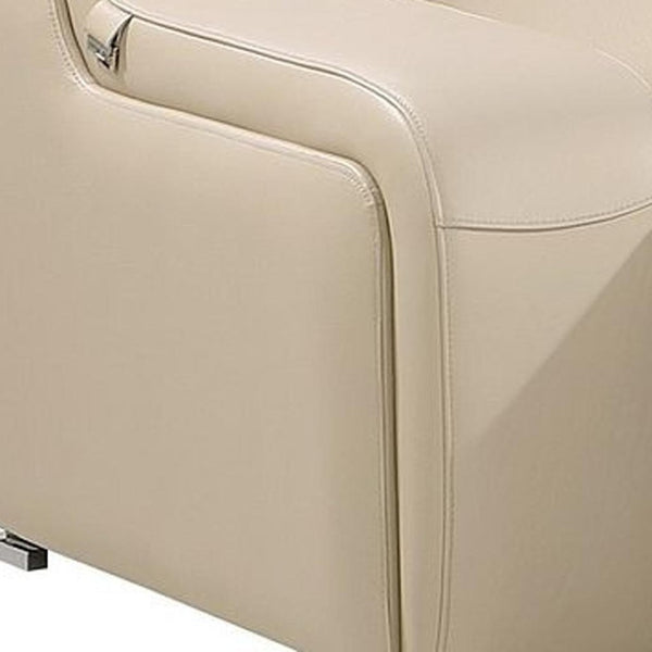 HomeRoots 129" Oversized Reclining Steel Sofa with USB - Modern Comfort, Durable Design & Effortless Relaxation 632896