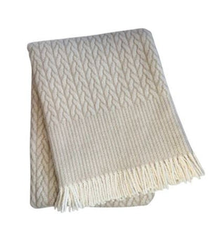 HomeRoots 55" Luxurious Linen Cotton Blend Throw Blanket with Fringe – Perfect for Cozying Up Indoors or Outdoors! 632923