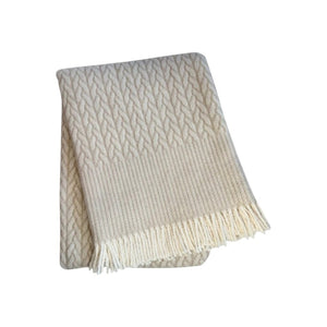 HomeRoots 55" Luxurious Linen Cotton Blend Throw Blanket with Fringe – Perfect for Cozying Up Indoors or Outdoors! 632923