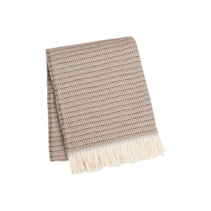 HomeRoots 55" Luxurious Camel Cotton Blend Woven Plush Throw Blanket with Elegant Fringe for Cozy Comfort 632926