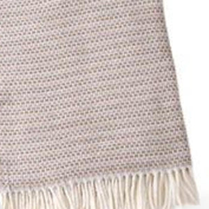 HomeRoots 55" Luxurious Chestnut Cotton Blend Plush Throw Blanket with Fringe for Cozy Living & Gifting 632927