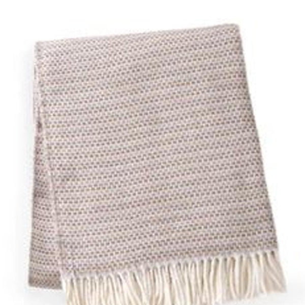HomeRoots 55" Luxurious Chestnut Cotton Blend Plush Throw Blanket with Fringe for Cozy Living & Gifting 632927