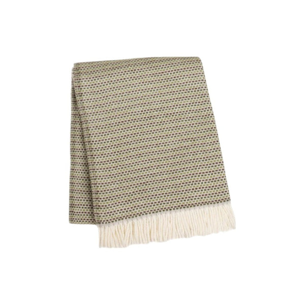 HomeRoots 55" Plush Moss Green Woven Cotton Blend Throw Blanket with Decorative Fringe – Cozy & Stylish Comfort 632930