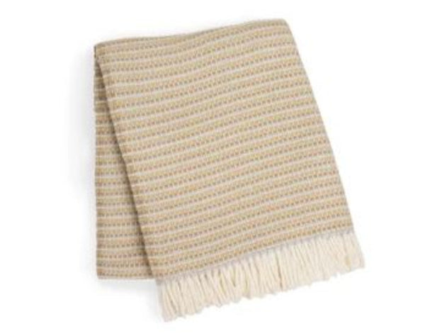 HomeRoots 55" Luxurious Stone Cotton Blend Plush Throw Blanket with Fringe - Perfect for Home & Gifting! 632931