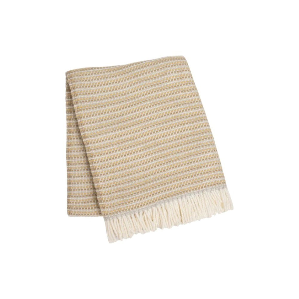 HomeRoots 55" Luxurious Stone Cotton Blend Plush Throw Blanket with Fringe - Perfect for Home & Gifting! 632931