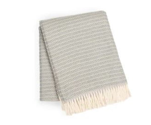 HomeRoots 55" Slate Blue Plush Cotton Blend Throw Blanket with Fringe - Cozy, Stylish, and Versatile Gift! 632932