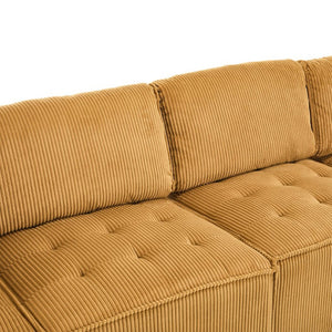 English Elm United We Win U-Shaped Modular Sectional Sofa With Reversible Chaise For Modern Living Spaces W1568S00158-GIGA