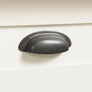 English Elm Dresser, Elegant White Finish With 4 Extra-Deep Drawers – Stylish Storage For Any Room Decor B356P402774