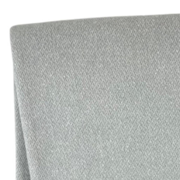 HomeRoots 55" Lightweight Woven Herringbone Throw Blanket in Light Gray & White with Fringe for Cozy Style! 633086