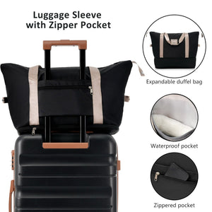 English Elm Hardshell Abs Four Piece Spinner Luggage Set with Tsa Lock and Packing Cubes N730P262653B