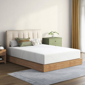 English Elm Twin Xl Green Tea Gel Memory Foam Mattress Certipur Certified Dual Layer Sleep W2889P433216