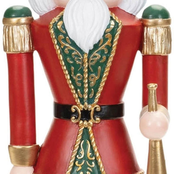 HomeRoots Set of Two Modern Polyresin Tabletop Sculptures in Bold Red, Green, and Black for Stylish Decor 633866