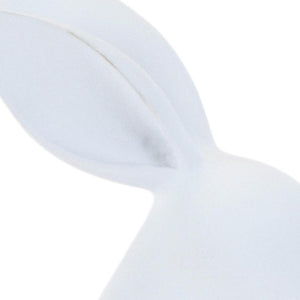 HomeRoots Set of Two White Polyresin Rabbit Figurines - Charming Woodland Accents for Home Décor & Gifting 633959