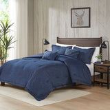 Woolrich Perry Casual Oversized Denim Comforter Set WR10-2194 Blue