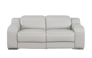 Three Piece Leather Sectional Sofa Set Seats Six for Modern Living Room Style