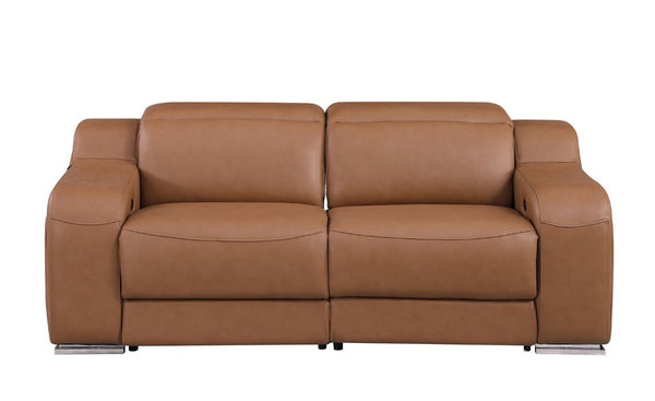 Three Piece Leather Sectional Sofa Set for Stylish Living Room Seating Comfort