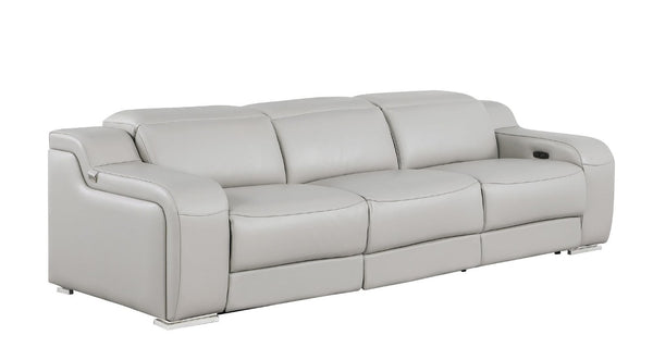 Two Piece Leather Sectional Sofa Set for Spacious Living Rooms Seats Five