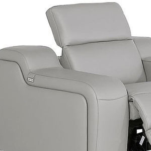Three Piece Leather Sectional Sofa Set for Six with Modern Living Room Appeal